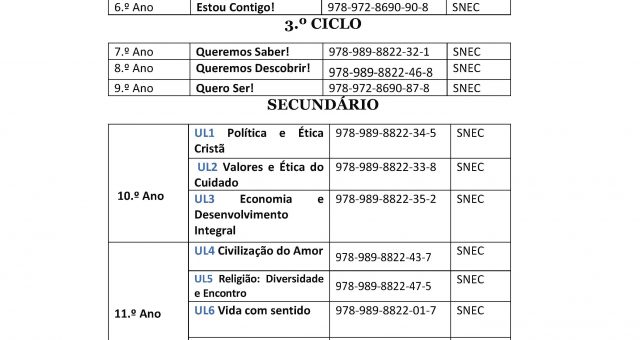 Manuais de EMRC 2022/2023