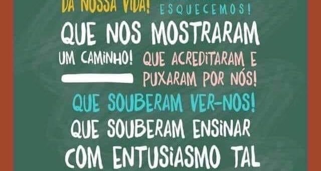 Dia Mundial do Professor