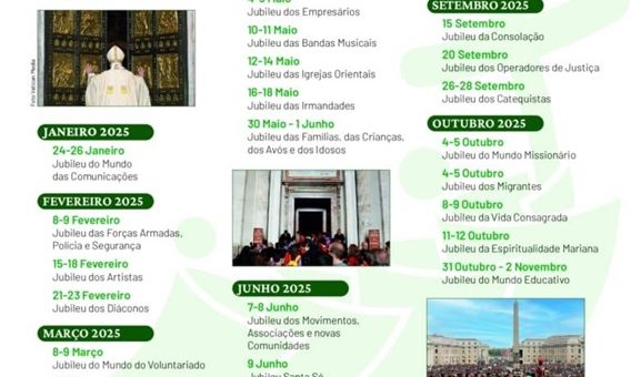 Calendário Jubileu no Vaticano