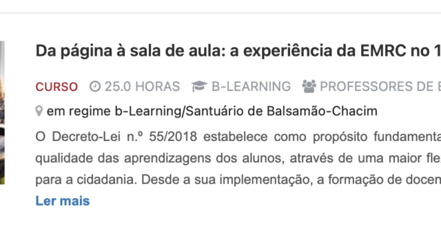 Ação de Formação: